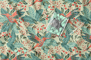 Tropical Exotic Boho Bird Pattern, a Pattern Graphic by StudioGlouna (Thumbnail 3 of 6)