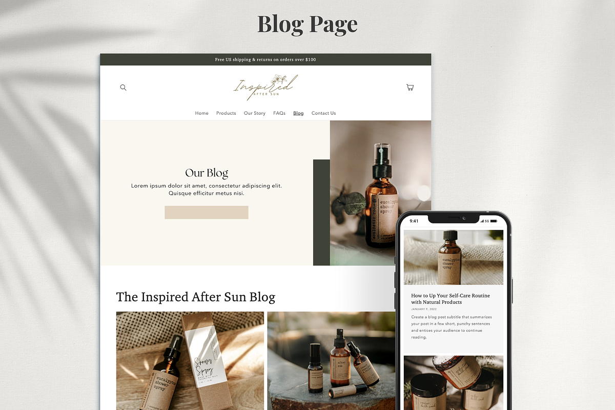 After Sun - Beauty Shopify Theme, a Templates & Theme by InspiredTheme (Photo 4 of 7)