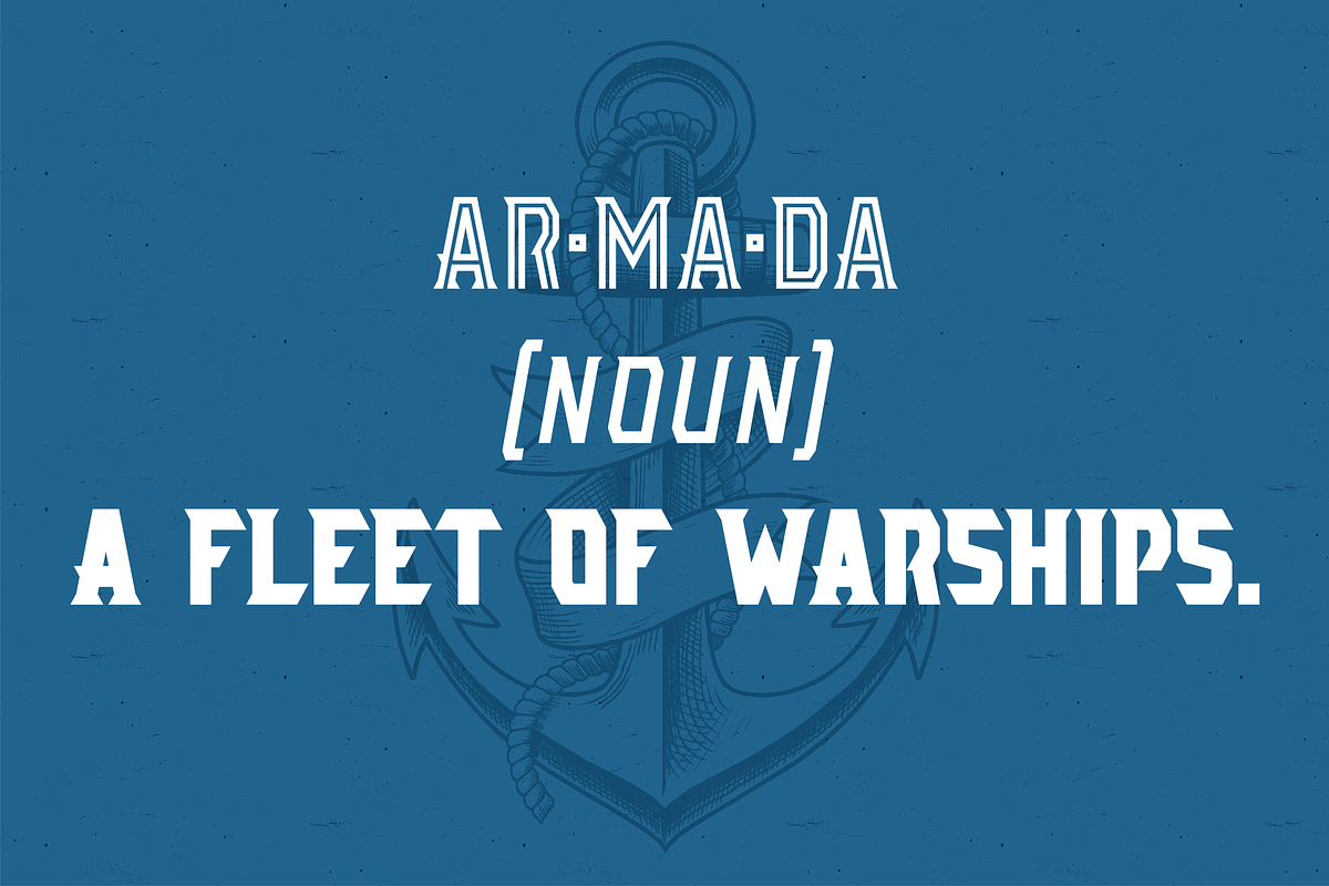AE Armada Display Typeface preview 2