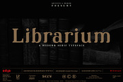 Librarium - Serif Font Family, a Serif Font by Artistic & Unique (Thumbnail 2 of 15)