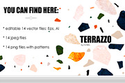 Terrazzo Collection of 14 patterns., a Pattern Graphic by DeMih (Thumbnail 2 of 7)