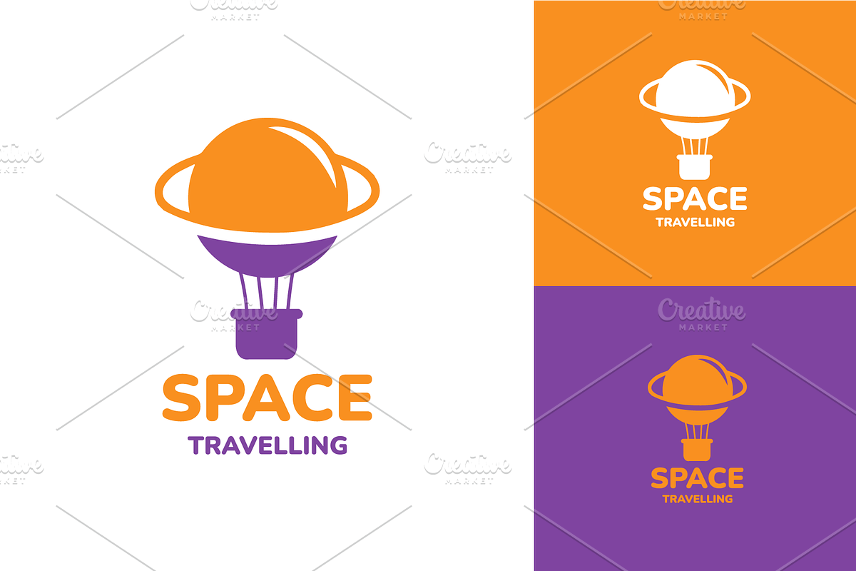 Space Travelling Logo Design Minimal, a Branding & Logo Template by zaqilogo (Photo 2 of 2)