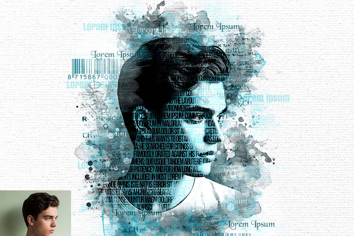 Watercolor Typography FX, an Action Add-On by Studio Retouch (Photo 3 of 13)