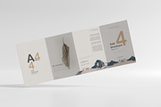 A4 Size Four Fold Brochure Mockup, a Print Template by pmvch (Thumbnail 3 of 20)