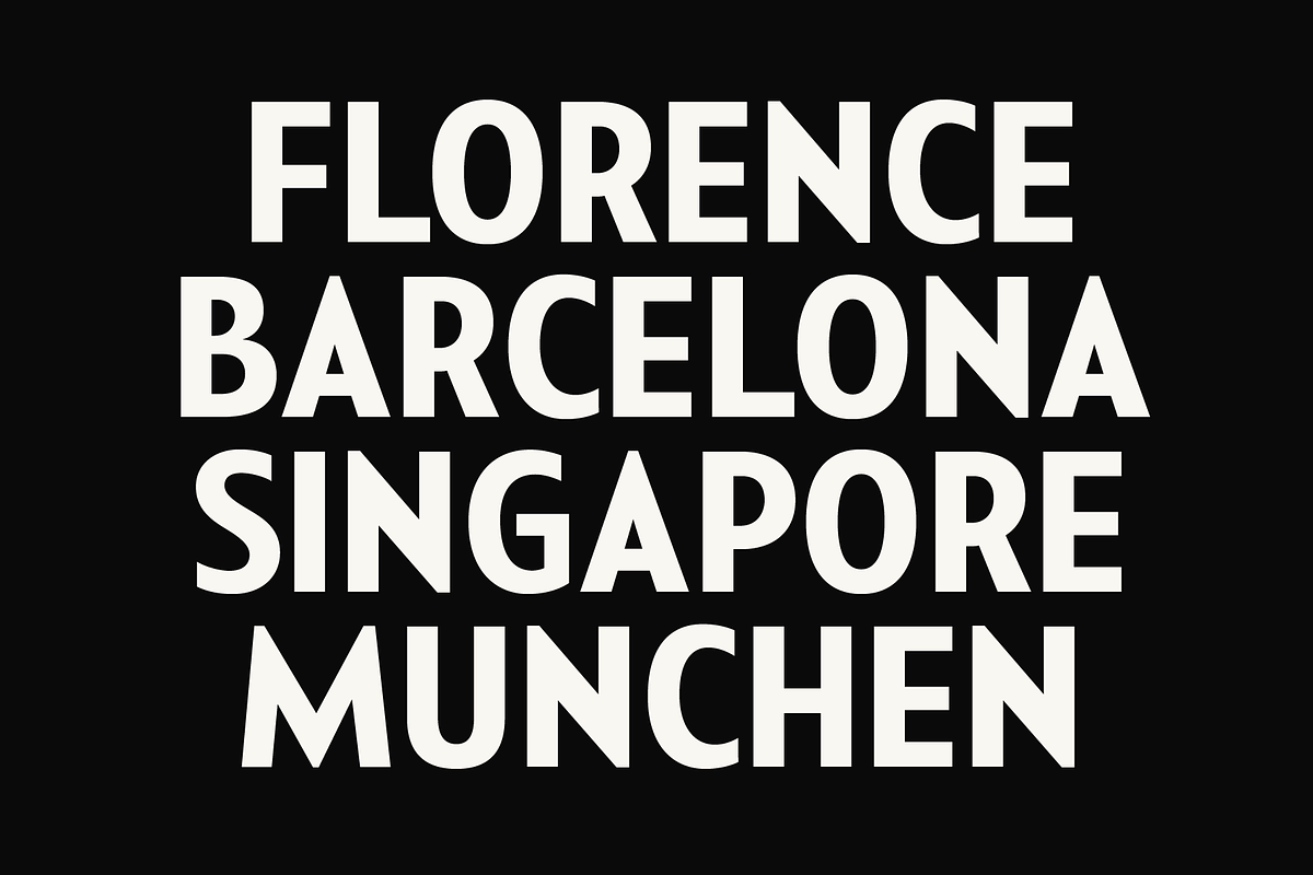 Departura - 18 Fonts, a Sans Serif Font by Nasir Udin (Photo 9 of 16)