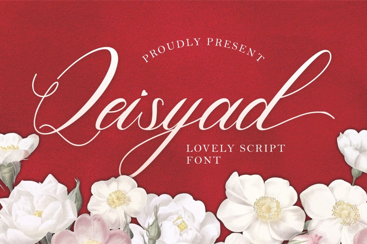 Qeisyad - Script font, a Script Font by Last Klub (Photo 1 of 12)