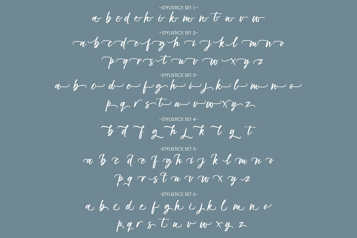 Rambow Script, a Script Font by moriztype (Photo 8 of 8)