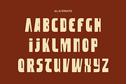 DT Nachis - Retro Sans Display, a Font by Dryy.type (Thumbnail 9 of 9)