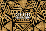 GOLD ETHNIC patterns. Hand painted., a Pattern Graphic by xgart (Thumbnail 1 of 7)