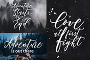Chalisto Script, a Script Font by joelmaker (Thumbnail 2 of 10)