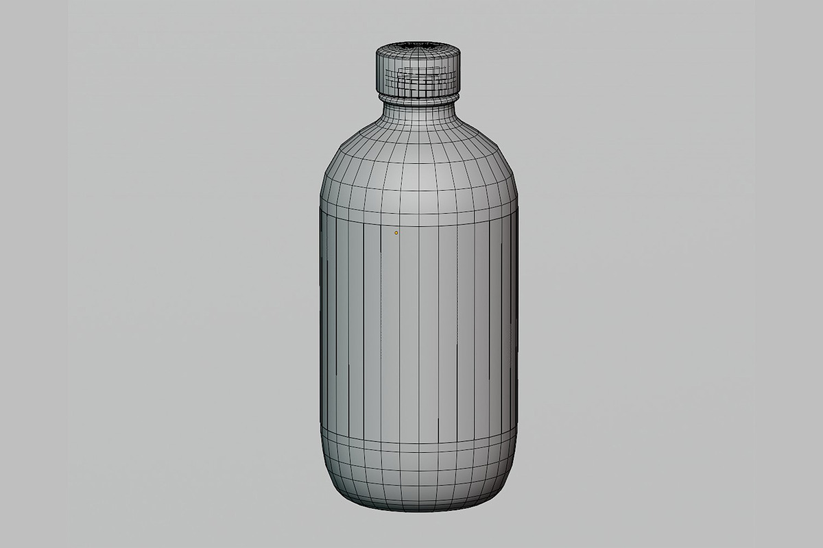 Medicine glass bottle, an Object 3D Model by fahad121 (Photo 6 of 7)