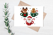 Christmas Mugs Png, an Illustration by Canvas Craft (Thumbnail 5 of 6)
