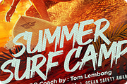 Surf Camp Social media template, a Social Media Template by regalDRAW (Thumbnail 3 of 3)