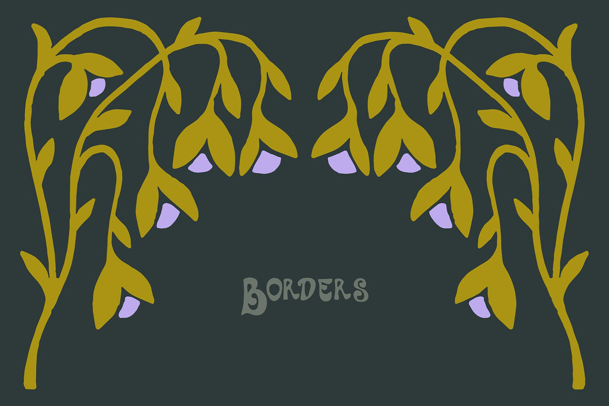 Art Nouveau Graphics & Font, a Graphic by Liz Kohler Brown (Photo 12 of 33)