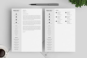 CV Template / Modern Resume Template, a Resume Template by SalientResume (Thumbnail 5 of 5)
