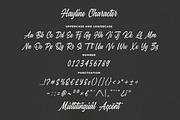 Hayline - Elegant Script Font, a Script Font by Blankids Studio (Thumbnail 9 of 10)