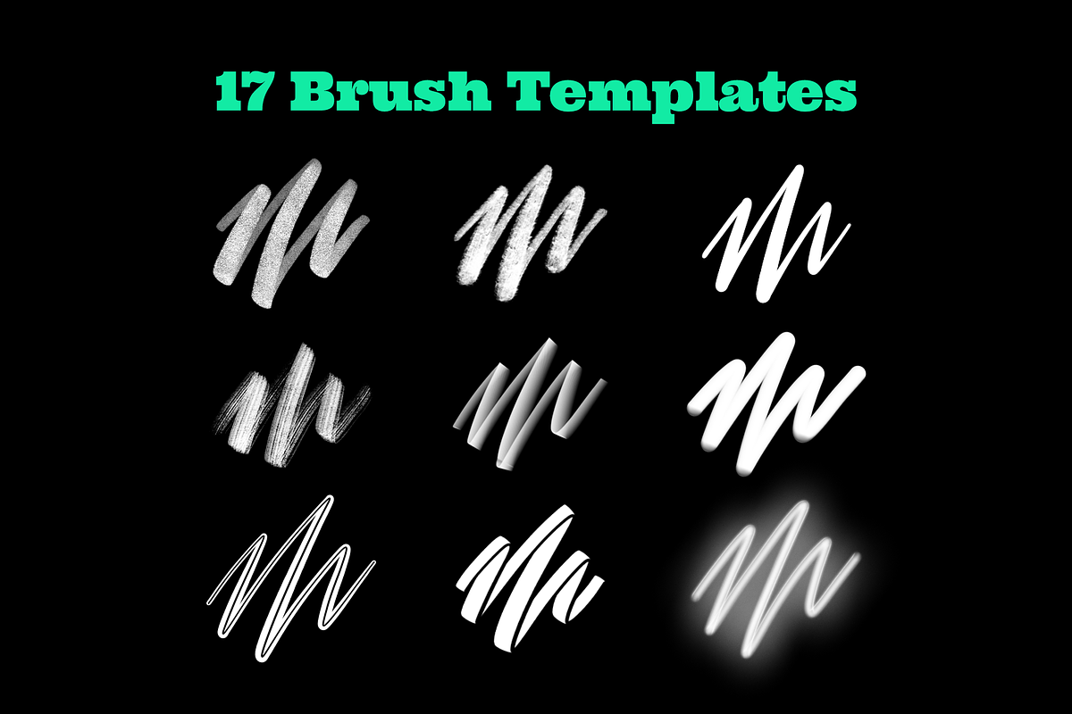 Procreate Brush Builder Template Kit, a Brush Add-On by Ryan Hamrick (Photo 2 of 4)