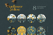Sunflower Yellow. Pattern Collection, a Pattern Graphic by Colden Blue (Thumbnail 4 of 14)
