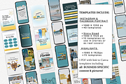 Travel Agent Social Media Templates, a Social Media Template by gooddogcreativeco (Thumbnail 2 of 9)