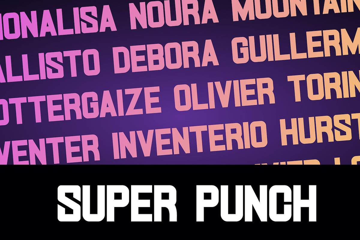 SUPER PUNCH - Futuristic Sans Font, a Sans Serif Font by StringLabs (Photo 11 of 14)