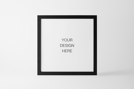 Black Square Frame Mockup
