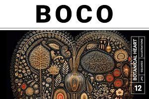 Boco Collection Botanical Heart