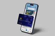 Smartphone and Credit Card Mockup, a Product Mockup by lamorastudio (Thumbnail 11 of 11)