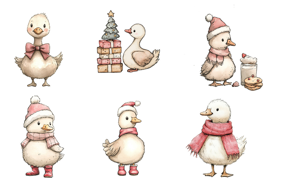 Christmas Gosse clipart, an Illustration by Designworld (Photo 3 of 4)