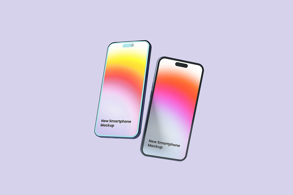 Floating Smartphone Mockup, a Mockup by My Code Std (Photo 5 of 6)