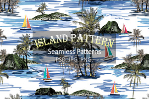 Island Pattern & Seamless Print