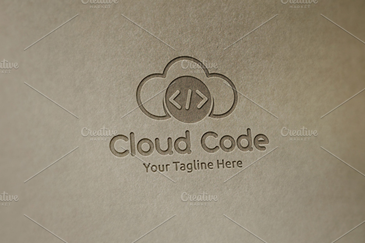 Cloud Code - Logo Template, a Branding & Logo Template by Martin-Jamez