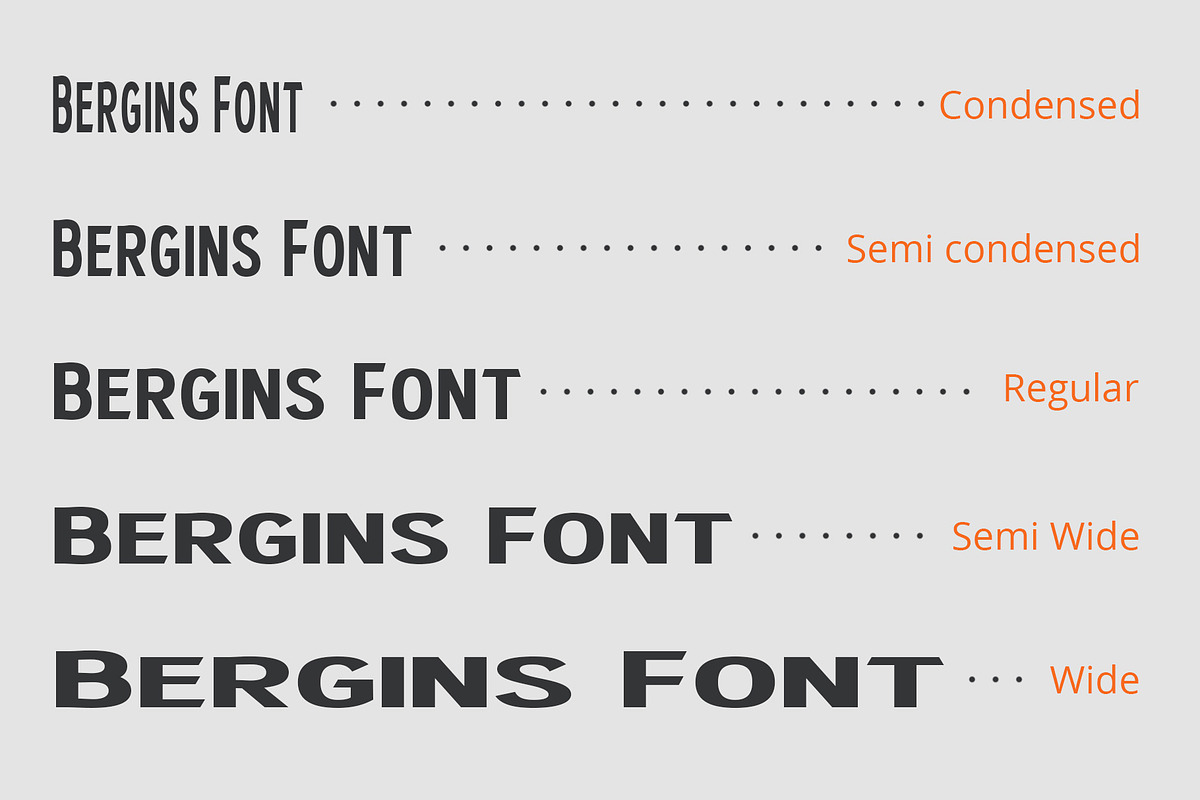 Bergins – Grotesque Sans Serif, a Sans Serif Font by Craft Supply Co. (Photo 3 of 8)