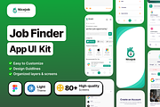 Nice Job - Job Finder App UI Kit, an UI Kit Template by piyush608 (Thumbnail 1 of 8)