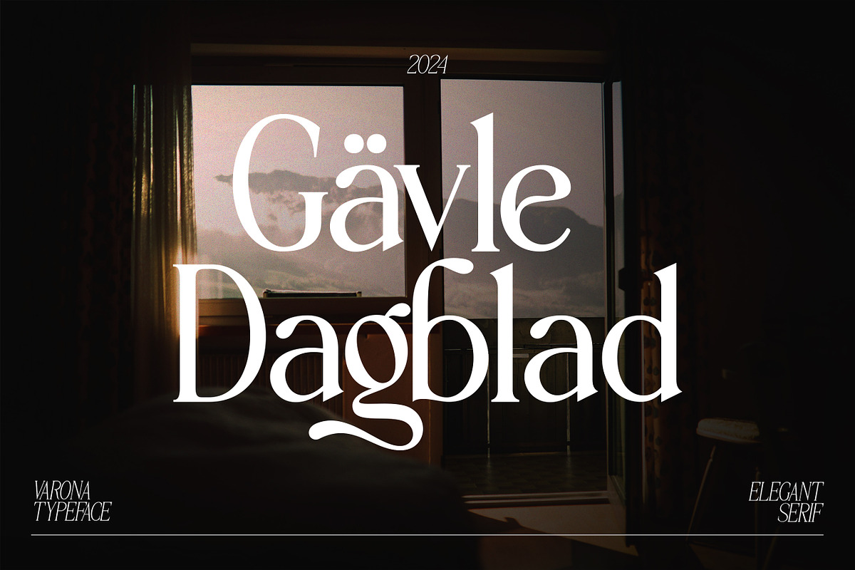 Varona - Retro Serif Family Font, a Serif Font by Flawless And Co (Photo 4 of 11)