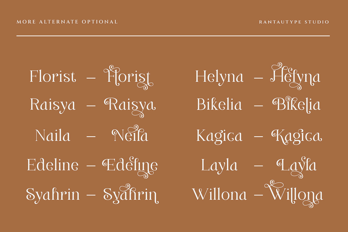 Figerly Modern Serif Font, a Serif Font by RantautypeStudio (Photo 6 of 15)