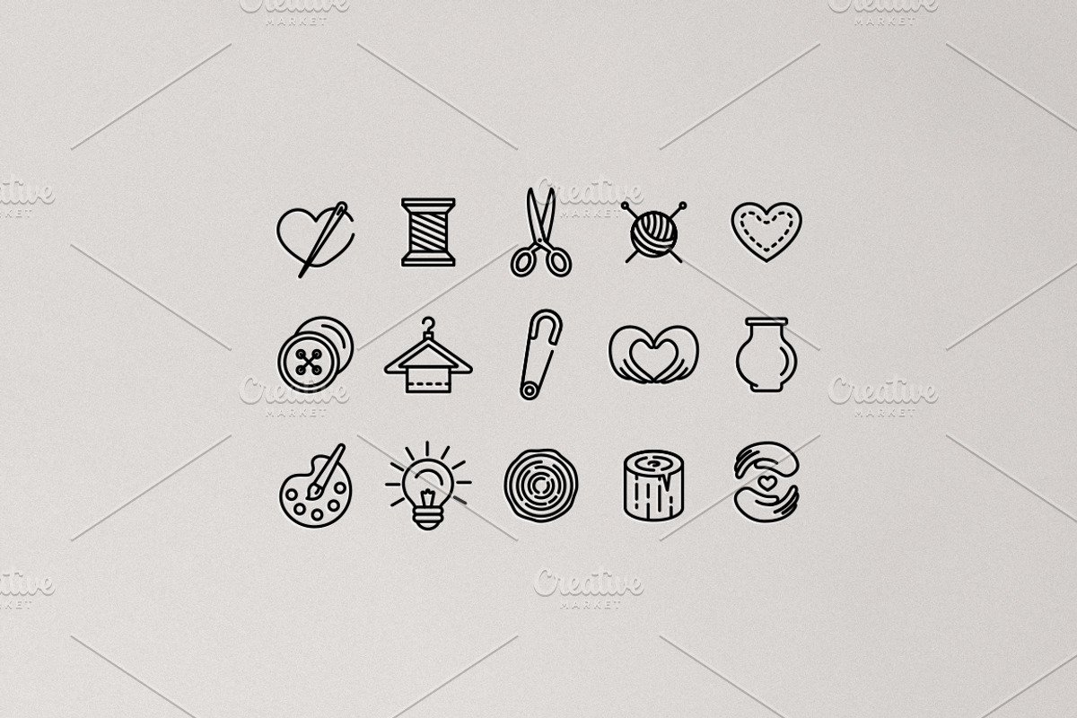 Handmade - handcrafted goods badges, a Graphic by venimo (Photo 3 of 7)