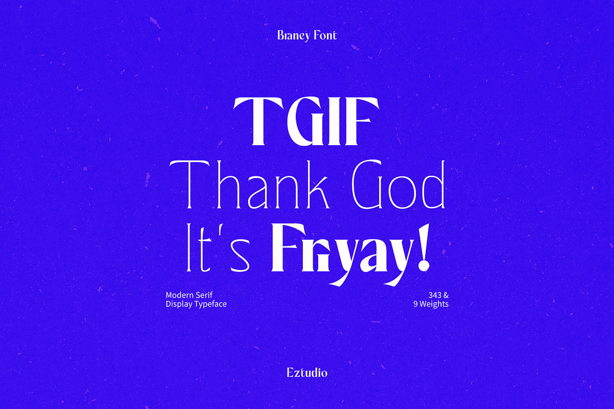 Ez-Barney - Modern Serif Display, a Serif Font by Eztudio (Photo 6 of 13)