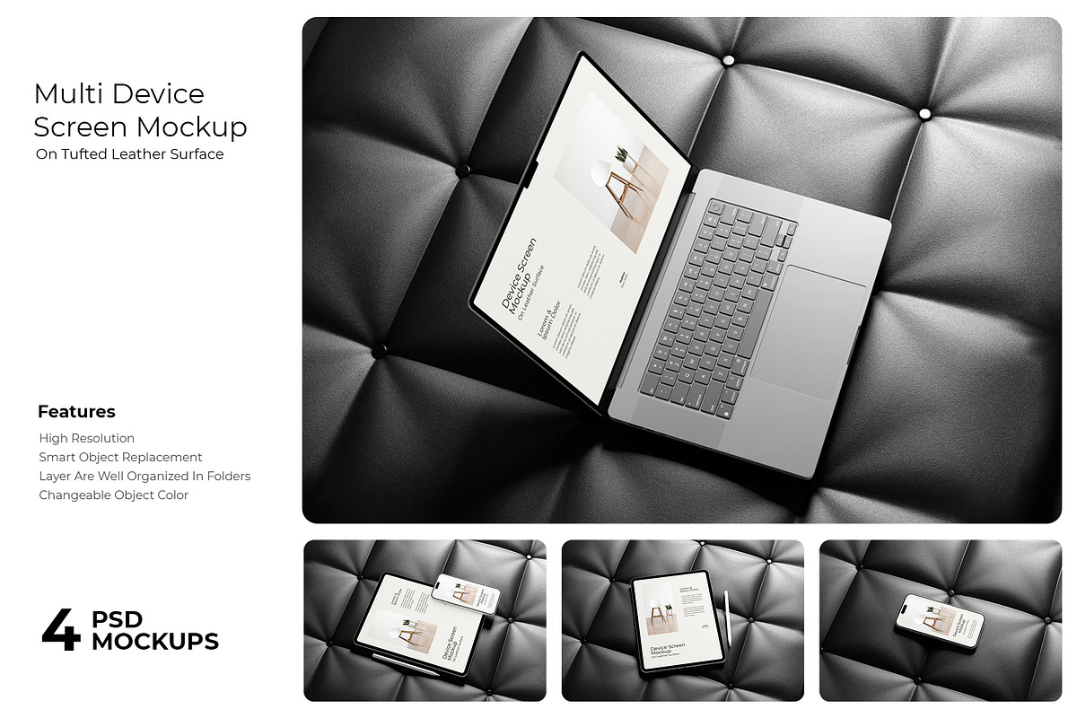 Multi Device Screen Mockup, a Device Mockup by Rizky Audymas (Photo 1 of 7)