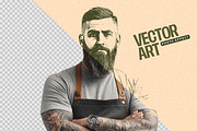 Retro Vector Art PS Effect, a Brushes & More by INTENTFX (Thumbnail 2 of 3)