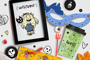 Halloween monsters clipart, a Graphic by ArtSpotVeronika (Thumbnail 9 of 10)