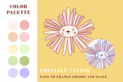GROOVY NATURE illustrations patterns, an Object Illustration by Lena Nikolaeva (Thumbnail 12 of 15)