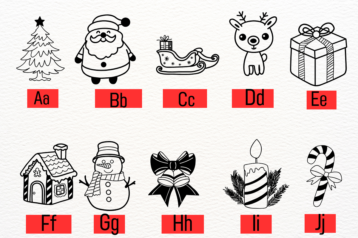 Pretty chrismas, a Symbol Font by Petal Pixels (Photo 2 of 7)