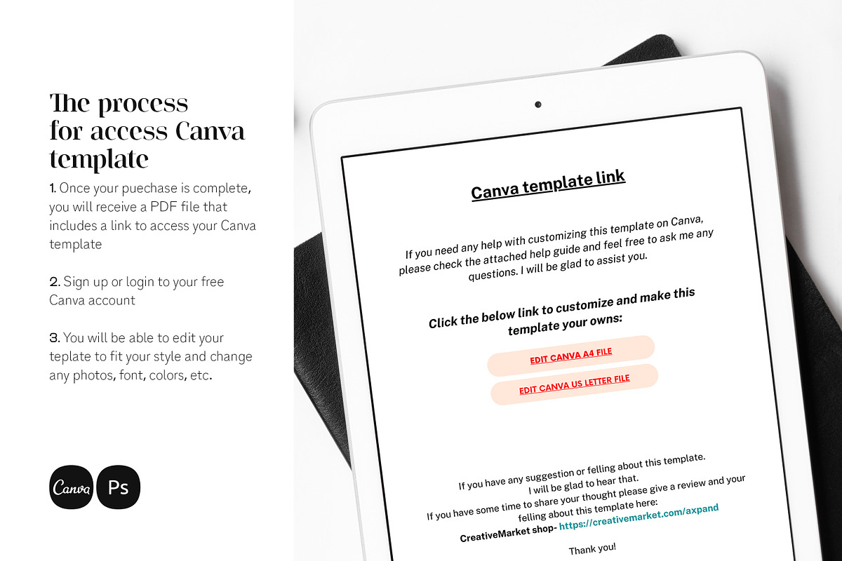 Line sheet template canva/photoshop, a Templates & Theme by Axpand (Photo 8 of 10)