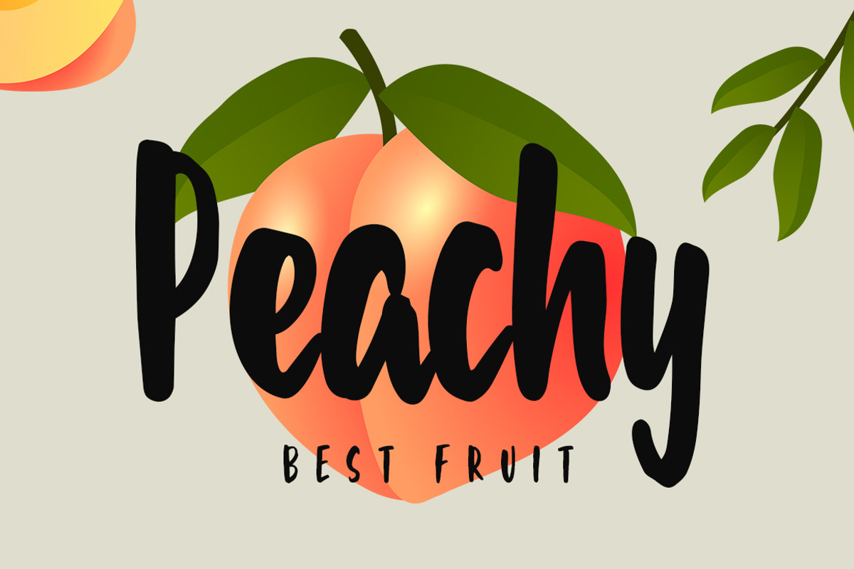 Peachie Chocola – Handwritten Font, a Handwritten Font by decographstud (Photo 4 of 10)