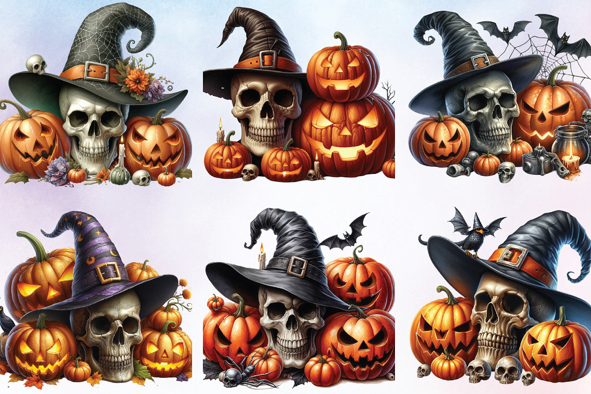 Halloween Spooky Scarecrow, a Seasonal Illustration by Craft Nest (Photo 2 of 4)