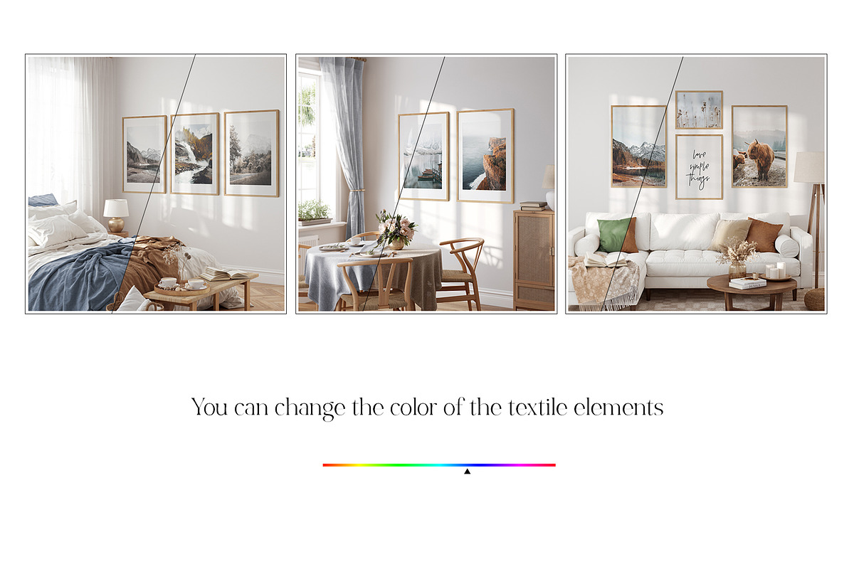 Frame & Wall Mockup Bundle - Sunny, a Print Template by Yuri-U (Photo 12 of 13)