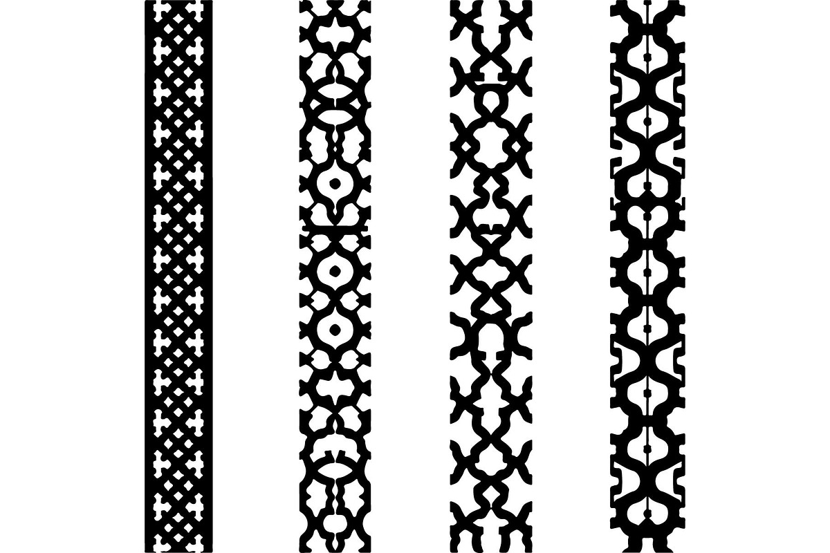Black Laser Cut Panel Set, an Object Graphic by jahid234 (Photo 8 of 13)