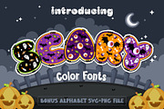 Scary Color Fonts, a Font by Fox7 By Rattana