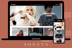 WIX Website Template Sonata