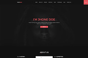 WHOIAM Lightweight Portfolio Respons, a Bootstrap Template by mine-tech (Thumbnail 1 of 4)